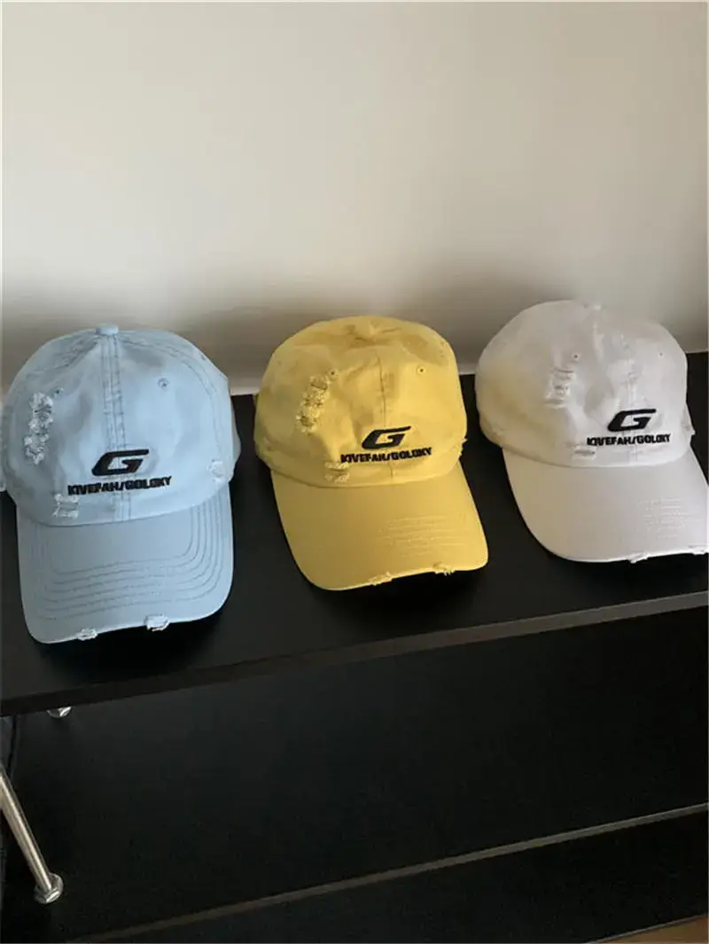 Red G-Embroidered Baseball Cap for Men Women — feature 21