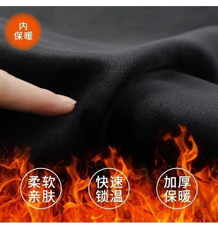 Men Elastic Waist Loose Grey Trousers Spring Autumn — feature 2