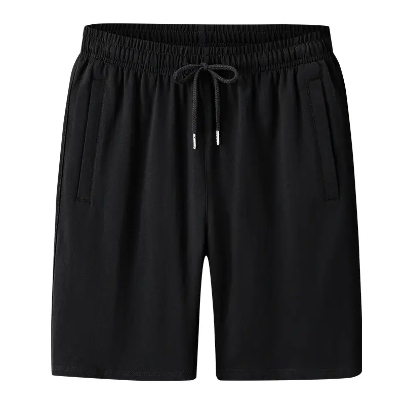 Men's Grey Cotton Shorts Summer Loose Sports Pants - Image 9