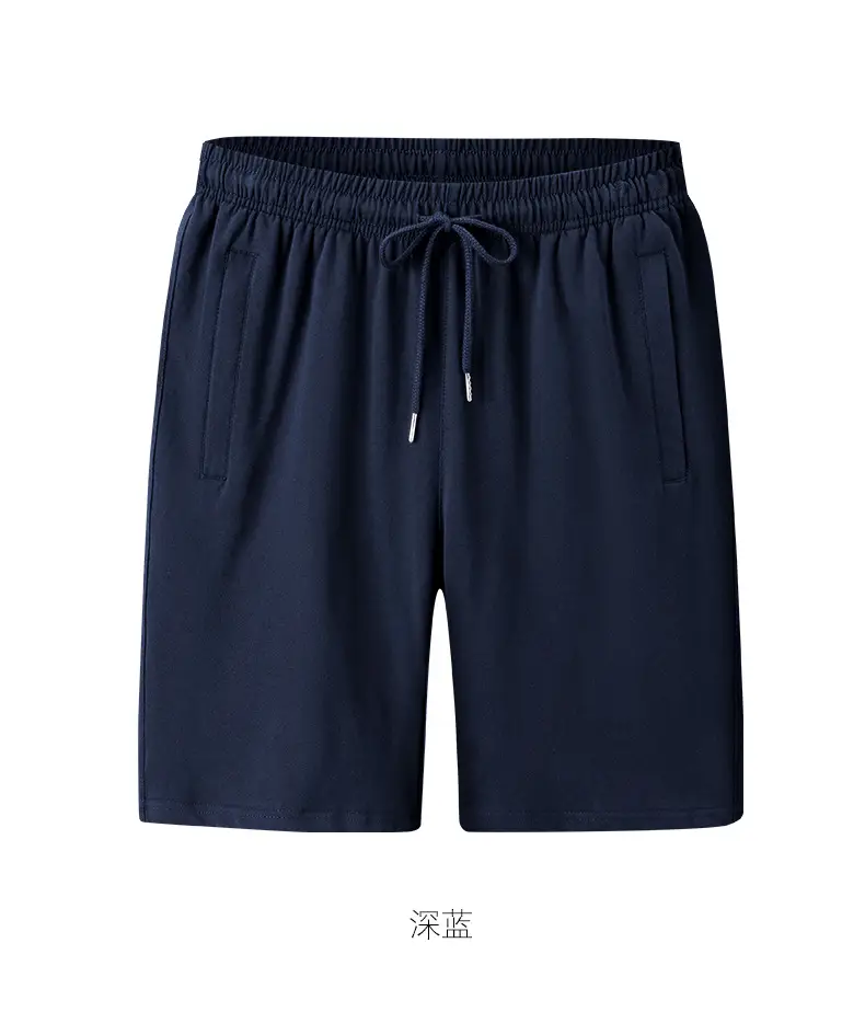 Men's Grey Cotton Shorts Summer Loose Sports Pants — feature 11