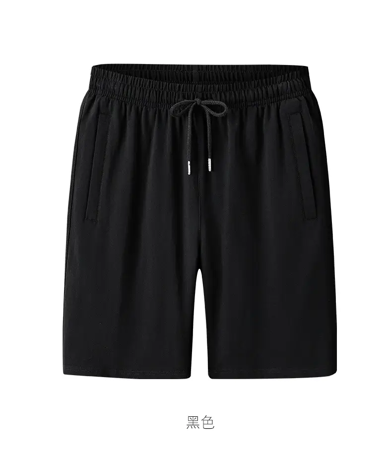 Men's Grey Cotton Shorts Summer Loose Sports Pants — feature 13