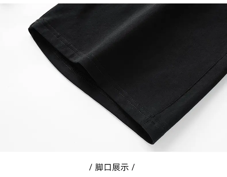 Men's Grey Cotton Shorts Summer Loose Sports Pants — feature 21
