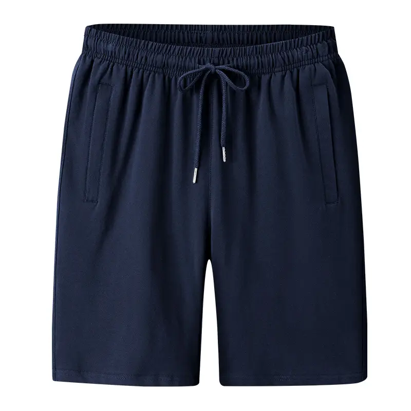 Men's Grey Cotton Shorts Summer Loose Sports Pants - Image 3