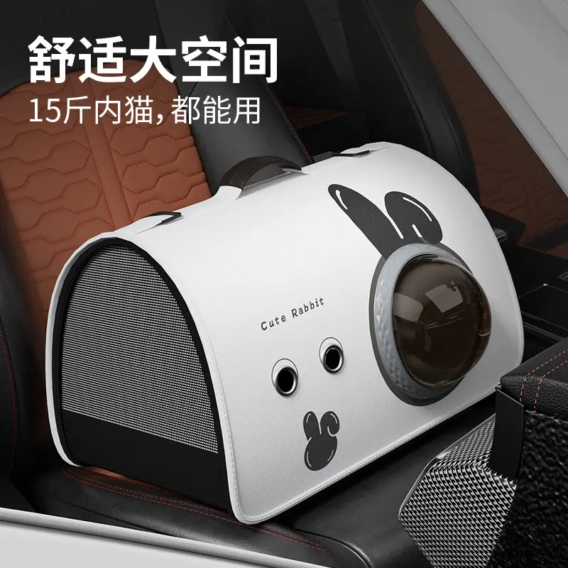 Portable Cat & Dog Breathable Backpack Foldable Bag - Image 4