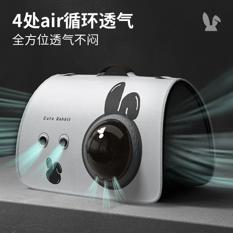 Portable Cat & Dog Breathable Backpack Foldable Bag - Image 5