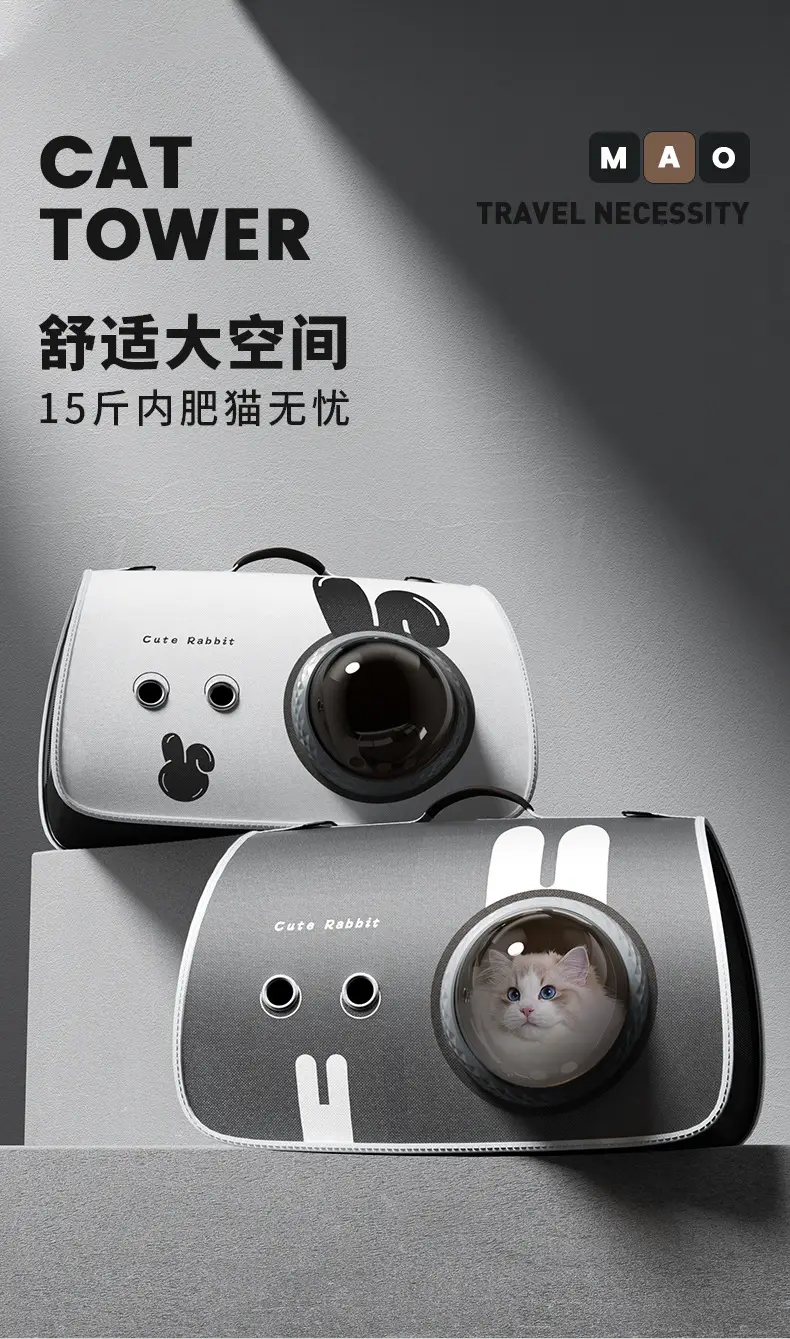 Portable Cat & Dog Breathable Backpack Foldable Bag — feature 2