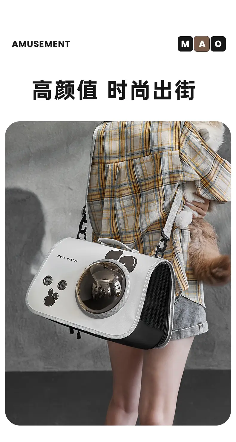Portable Cat & Dog Breathable Backpack Foldable Bag — feature 9