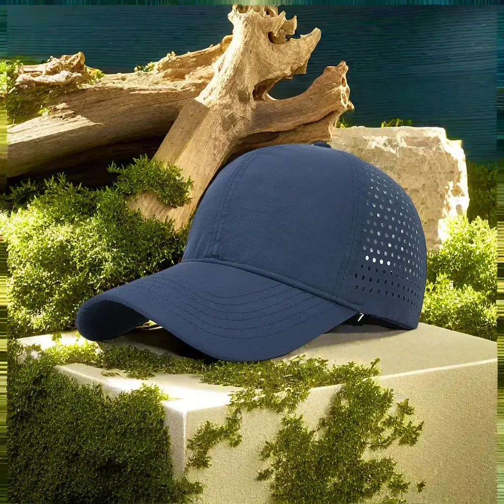 Men's Beige Mesh Baseball Cap Outdoor Sunscreen Hat - Image 8