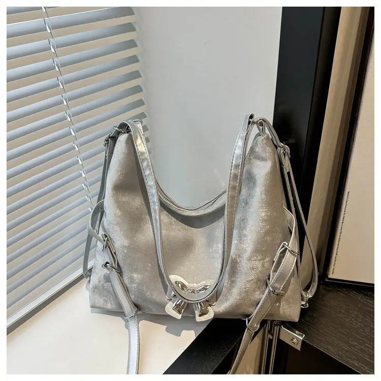 Silver Butterfly Tote Bag Women's 2024 Commuter Cross Border — feature 11