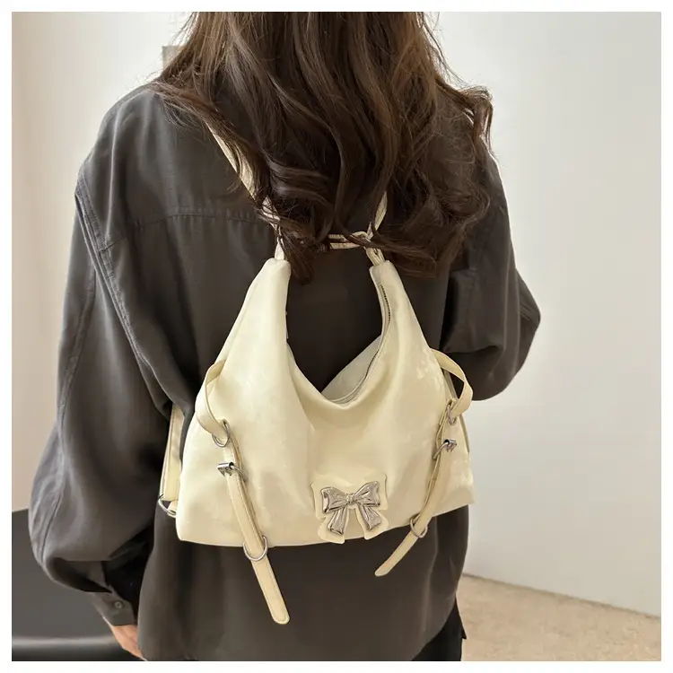 Silver Butterfly Tote Bag Women's 2024 Commuter Cross Border — feature 15
