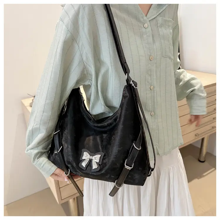 Silver Butterfly Tote Bag Women's 2024 Commuter Cross Border — feature 22