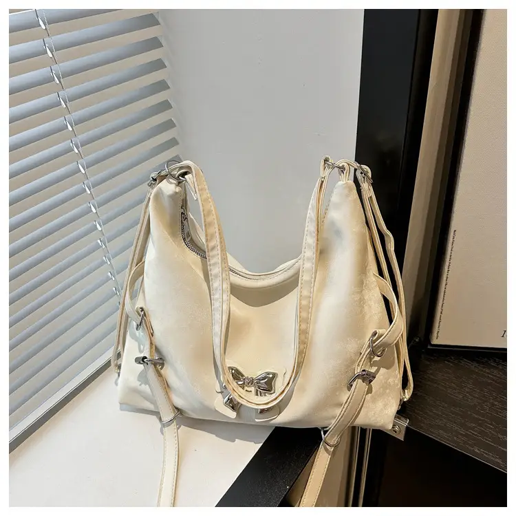 Silver Butterfly Tote Bag Women's 2024 Commuter Cross Border — feature 9