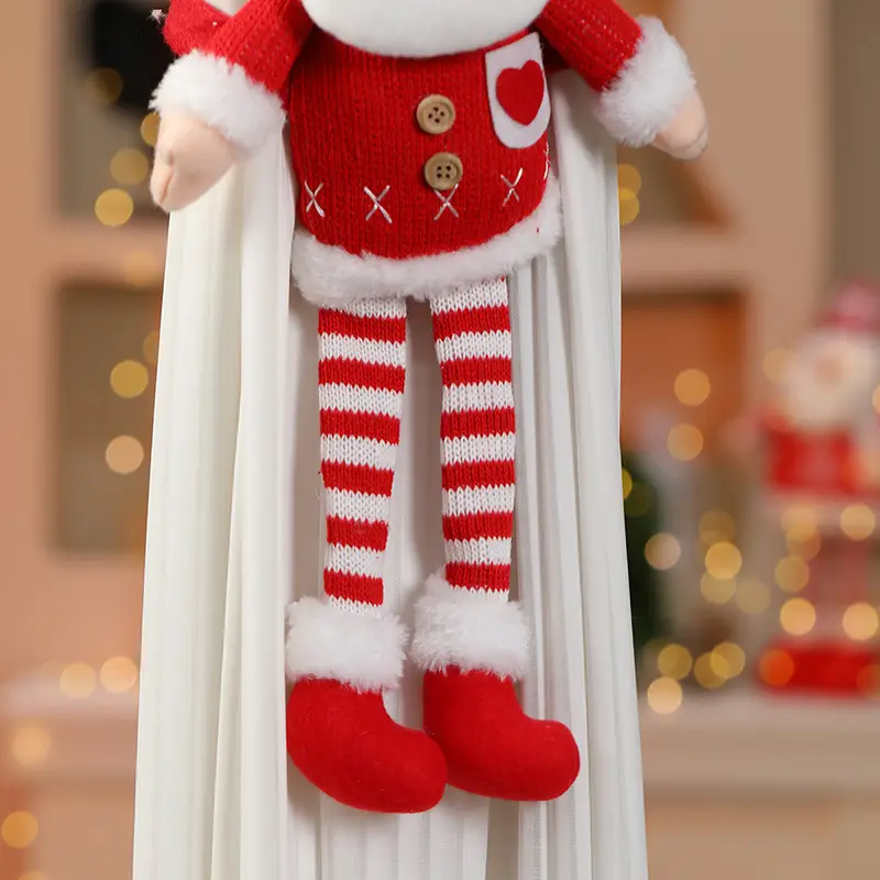 Cross-Country Christmas Snowman Curtain Decor — feature 8