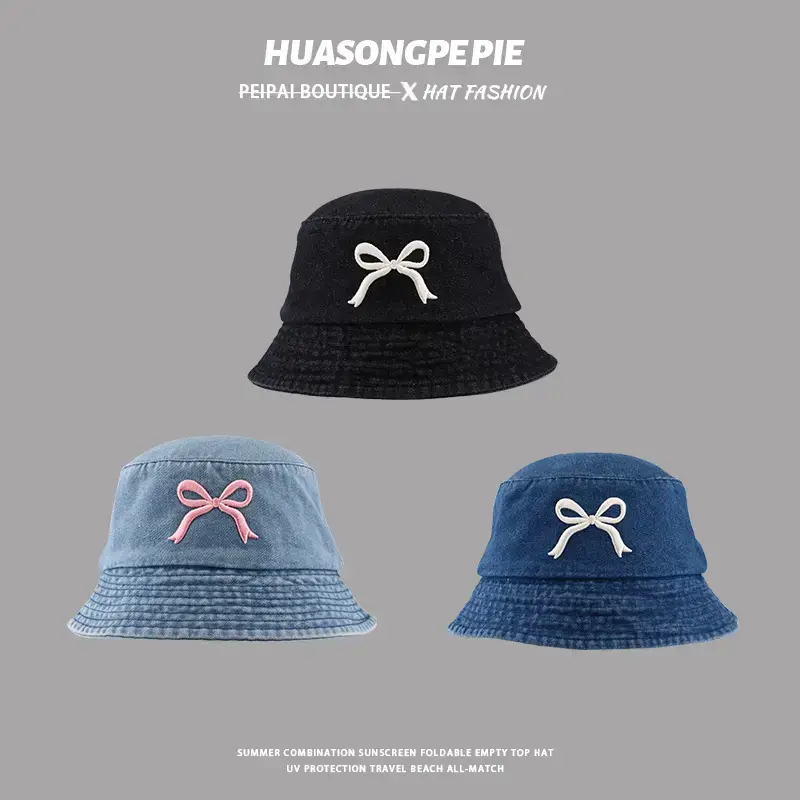 Japanese Style Anti-UV Sun Hat for Women Blue — feature 3