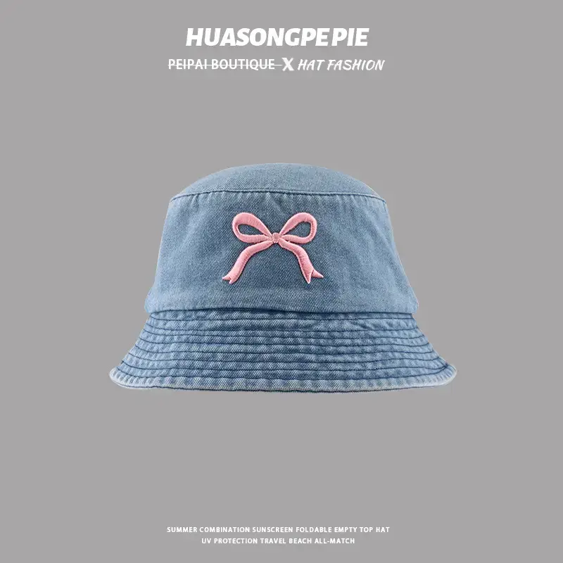 Japanese Style Anti-UV Sun Hat for Women Blue - Image 23