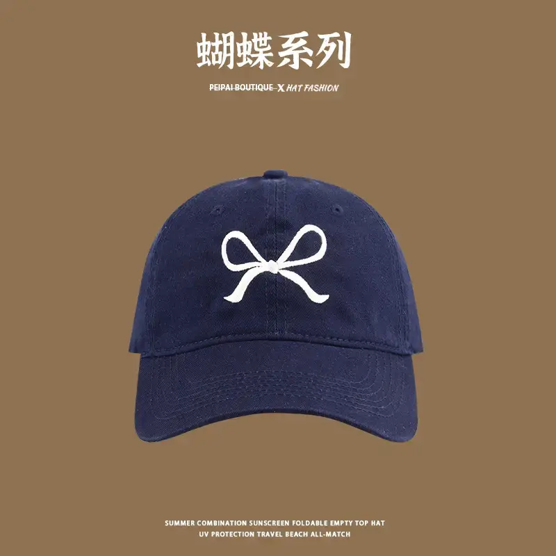 Japanese Style Anti-UV Sun Hat for Women Blue - Image 5