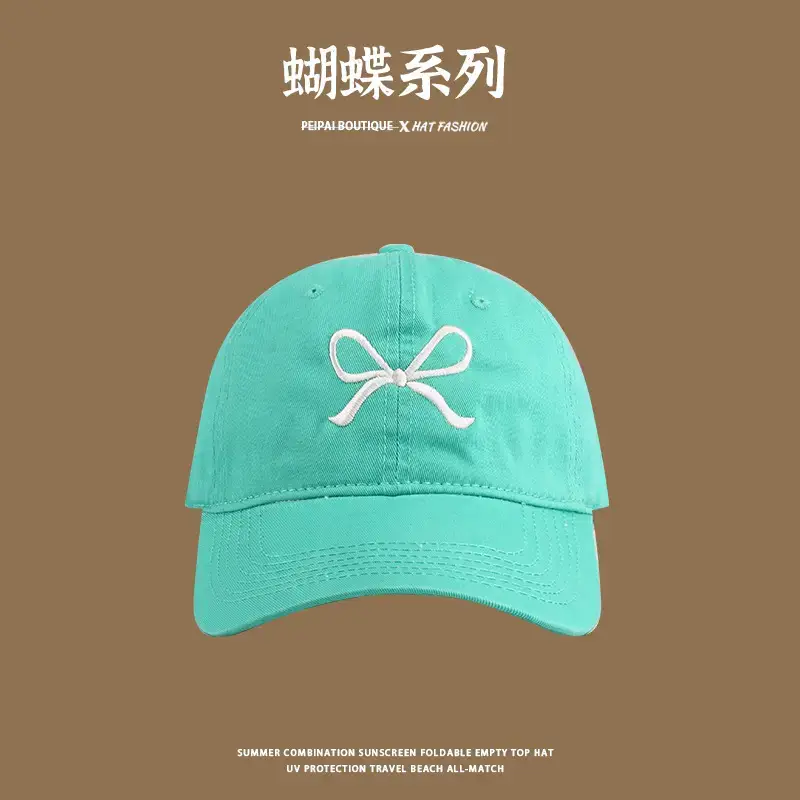 Japanese Style Anti-UV Sun Hat for Women Blue - Image 6