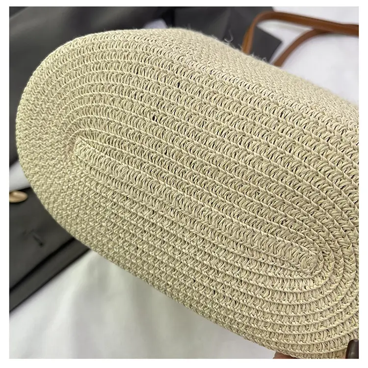Women Straw Woven Shoulder Bag Summer Travel Beach — feature 29