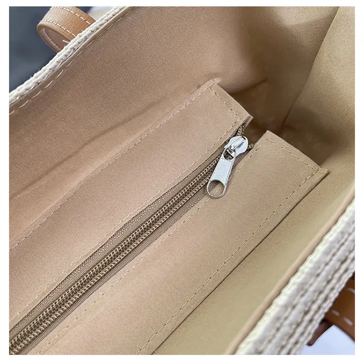 Women Straw Woven Shoulder Bag Summer Travel Beach — feature 30