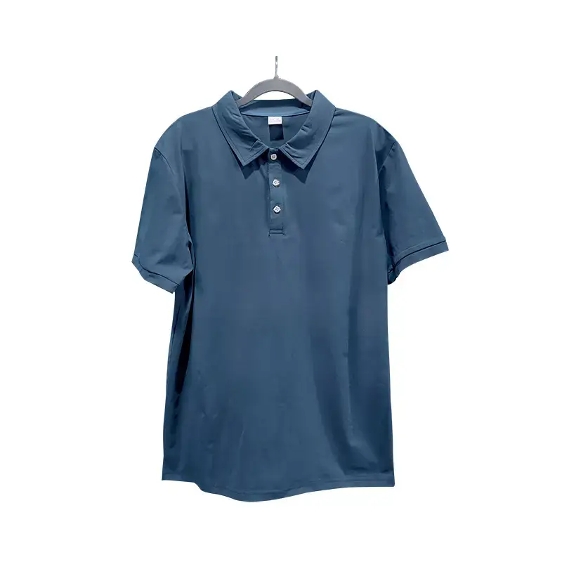 Men's Summer Polo Shirt Beige Short Sleeve T — feature 19