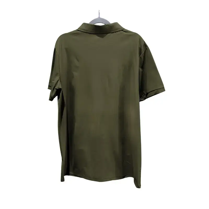Men's Summer Polo Shirt Beige Short Sleeve T — feature 28