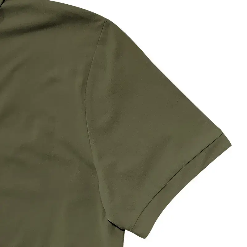 Men's Summer Polo Shirt Beige Short Sleeve T — feature 30