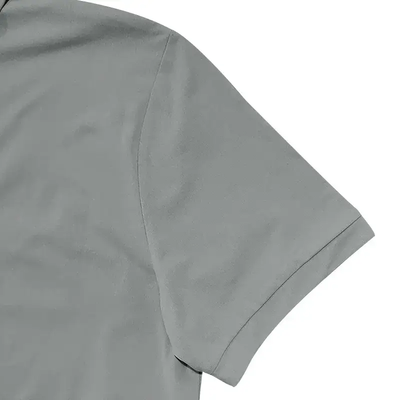Men's Summer Polo Shirt Beige Short Sleeve T — feature 38