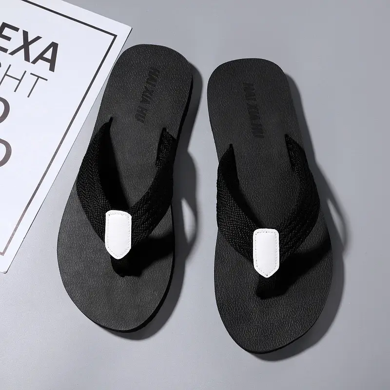 Men's Slippers Summer 2025 New Linen Flip-Flops Casual Breathable Soft-Soled Trendy Sandals Beach Shoes - Image 6
