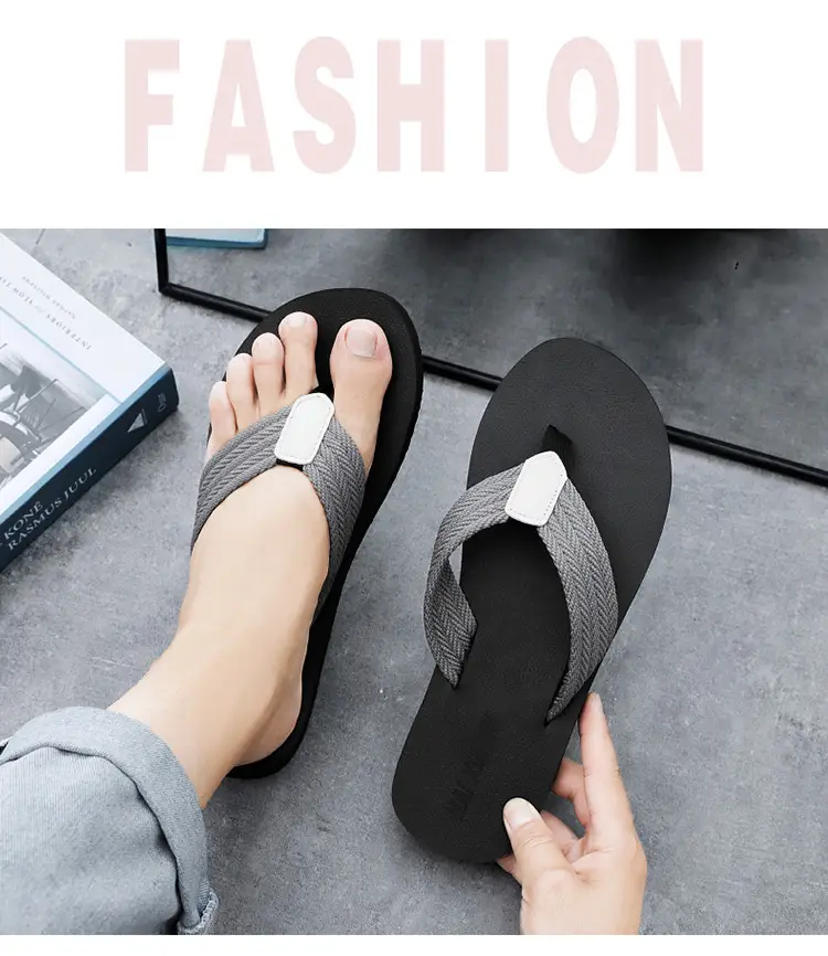 Men's Slippers Summer 2025 New Linen Flip-Flops Casual Breathable Soft-Soled Trendy Sandals Beach Shoes — feature 16