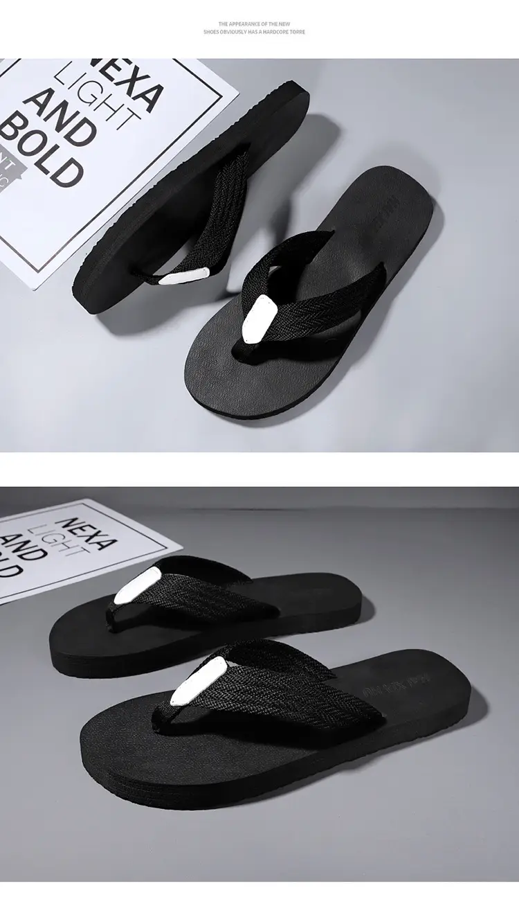 Men's Slippers Summer 2025 New Linen Flip-Flops Casual Breathable Soft-Soled Trendy Sandals Beach Shoes — feature 17
