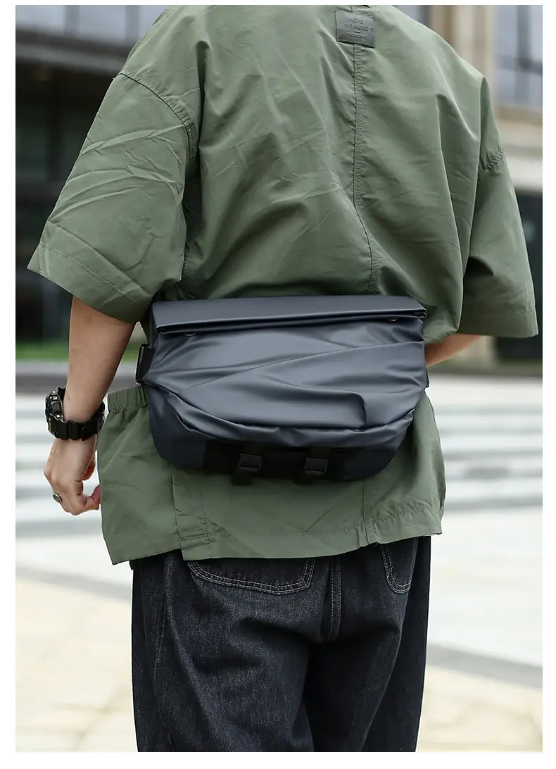 Men's Blue Motorcycle Messenger Bag 2024 — feature 16