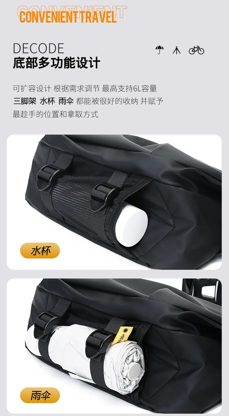 Men's Blue Motorcycle Messenger Bag 2024 — feature 4