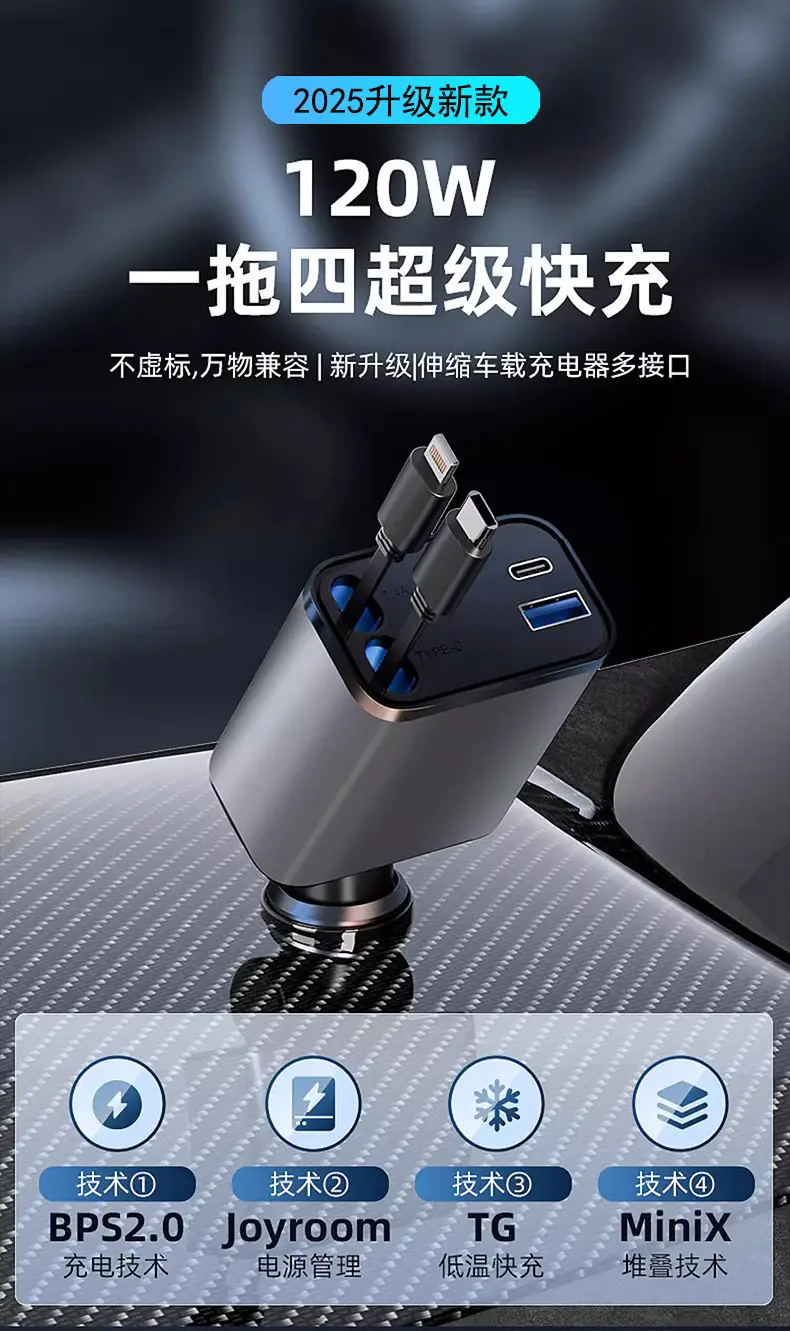 120W Car Charger for iPhone & Android — feature 25