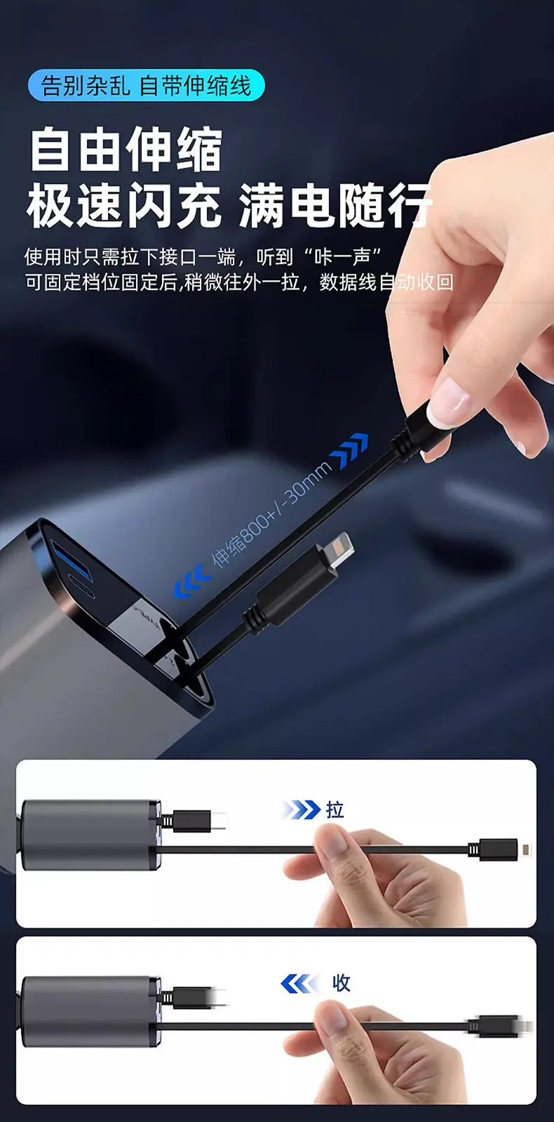 120W Car Charger for iPhone & Android — feature 7