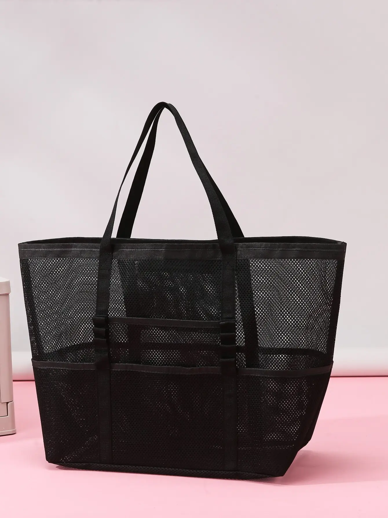 Lightweight Cross-Body Net Bag Large Capacity Travel Bag - Image 6