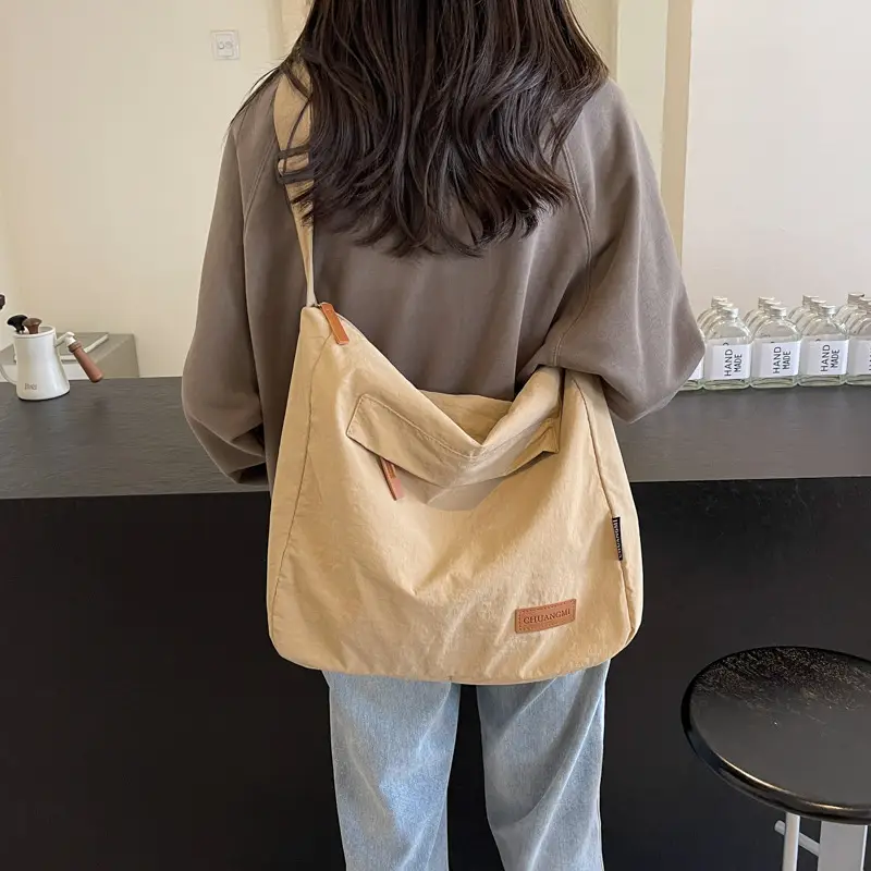 Japanese Washable Large Capacity Women's Shoulder Bag - Image 7
