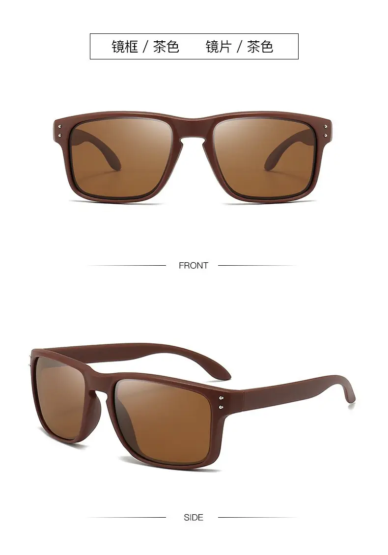 Men Polarized Sunglasses Black Blue Lens Outdoor Driving Cycling — feature 15