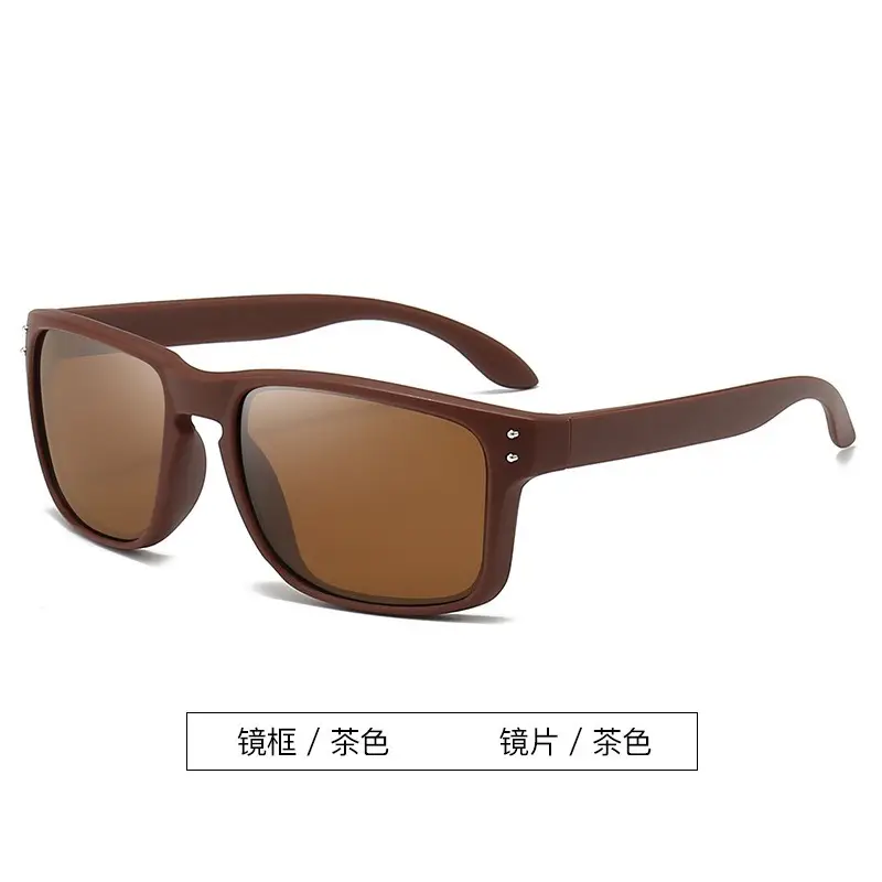 Men Polarized Sunglasses Black Blue Lens Outdoor Driving Cycling - Image 4