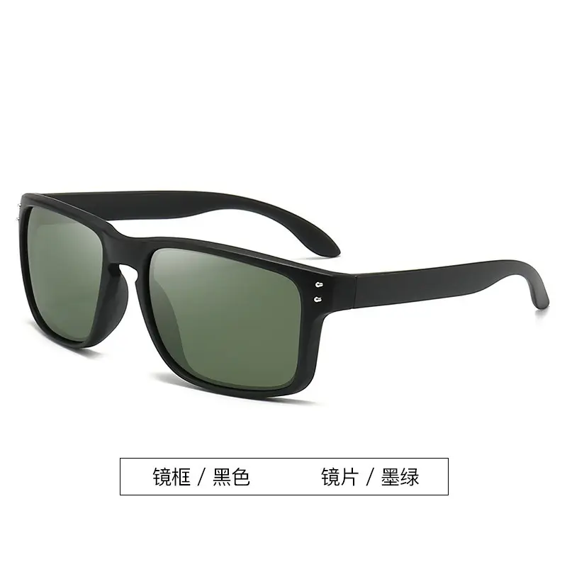 Men Polarized Sunglasses Black Blue Lens Outdoor Driving Cycling - Image 6