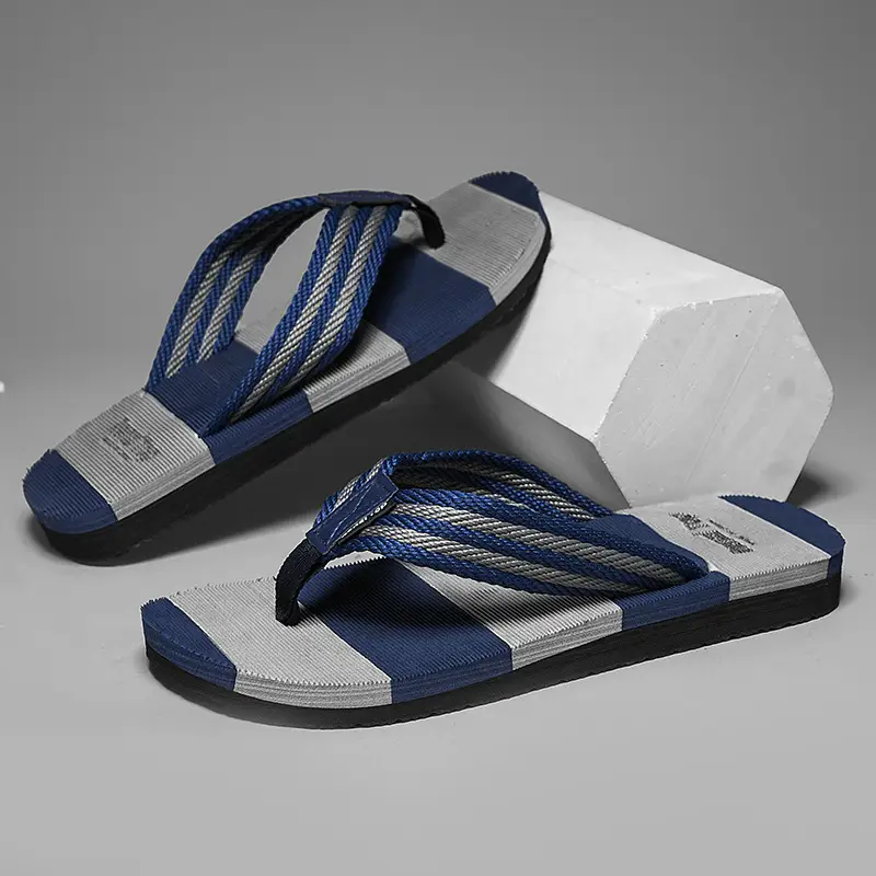 Men's Summer Trendy Flip-Flops Indoor and Outdoor Wear Casual Beach Sandals Wear-resistant Non-slip Clip Slippers Men's Distinctive Slippers - Image 6
