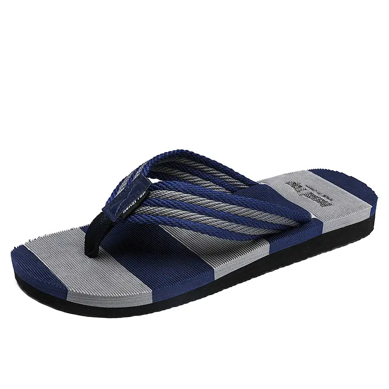 Men's Summer Trendy Flip-Flops Indoor and Outdoor Wear Casual Beach Sandals Wear-resistant Non-slip Clip Slippers Men's Distinctive Slippers - Image 2