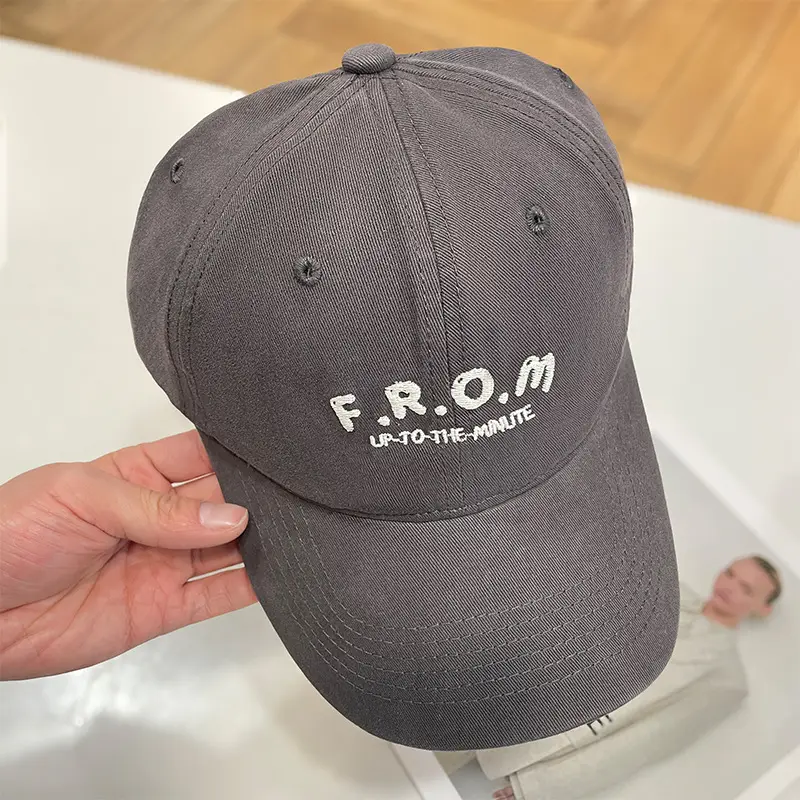 Women Baseball Cap with Letter Embroidery & Adjustable Strap — feature 10
