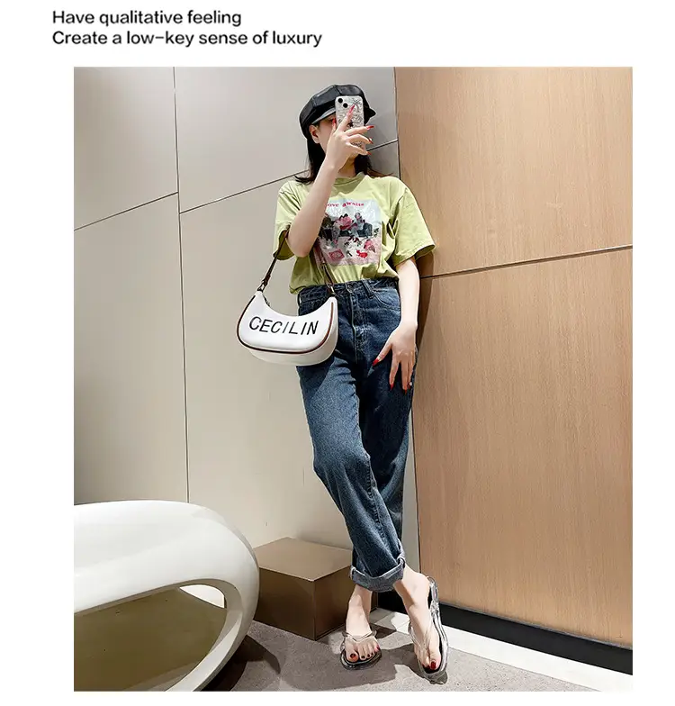 Upgraded Hollow with Clear Crystal Flip Flops Women's Summer Ins Korean Style Comfortable Outer Wear Flip Flops — feature 19