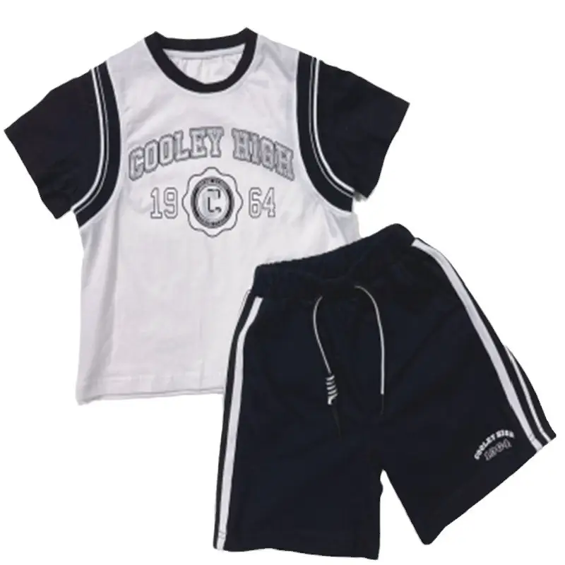 Cotton Boys Summer T-Shirt Set Sun Protection - Image 13