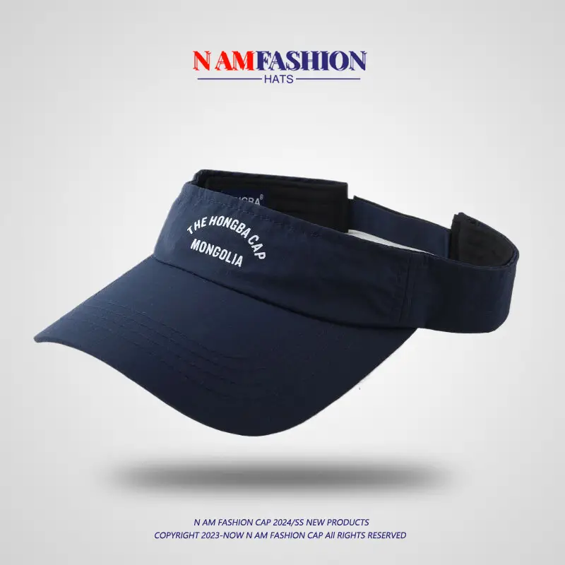 Men UV Sunglasses Red Visor Cap with Brand Logo - Image 3