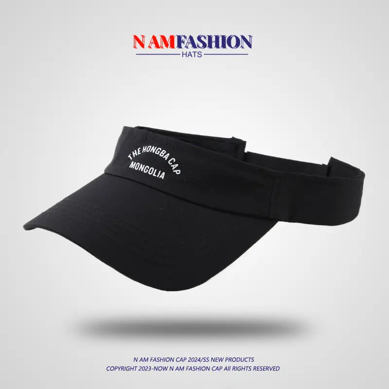 Men UV Sunglasses Red Visor Cap with Brand Logo — feature 1