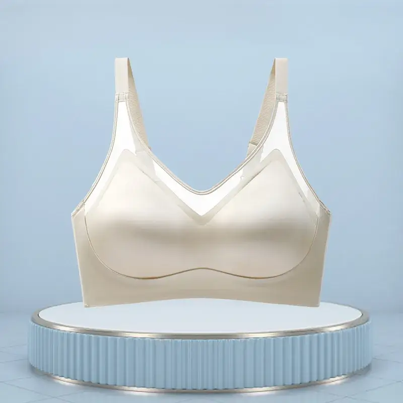 Traceless Push-Up Bra Satin Mulberry Silk - Image 2