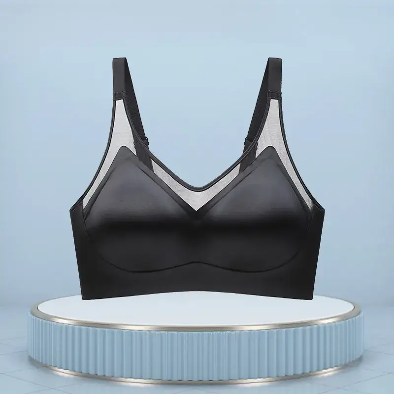 Traceless Push-Up Bra Satin Mulberry Silk - Image 4