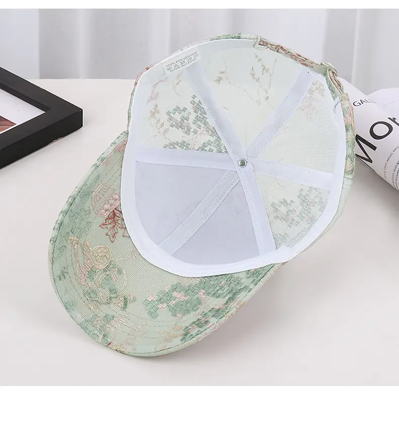 New Chinese Style Embroidered Baseball Cap for Women — feature 37