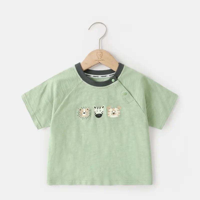 Baby T-shirt Panda Print Cotton Summer Wear